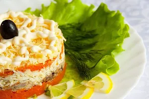 Мимоза с сыром - пошаговый рецепт Мимоза с сыром - пошаговый рецепт