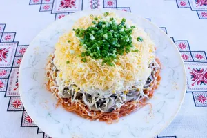 Салат із корейською морквою - покроковий рецепт Салат із корейською морквою - покроковий рецепт