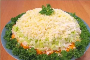 Салат із куркою - покроковий рецепт Салат із куркою - покроковий рецепт