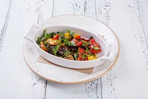 Теплый салат из куриной печени - пошаговый рецепт Теплый салат из куриной печени - пошаговый рецепт