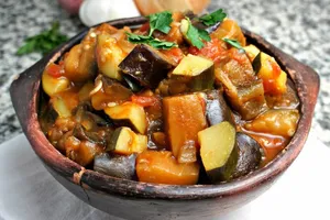 Овощное рагу с баклажанами - пошаговый рецепт Овощное рагу с баклажанами - пошаговый рецепт