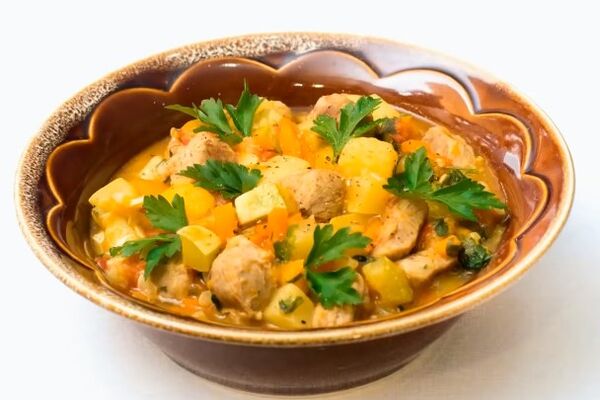 Рагу овощное с мясом
