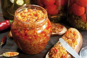 Баклажанная икра на зиму - пошаговый рецепт Баклажанная икра на зиму - пошаговый рецепт