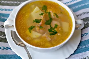Уха из хека - пошаговый рецепт Уха из хека - пошаговый рецепт