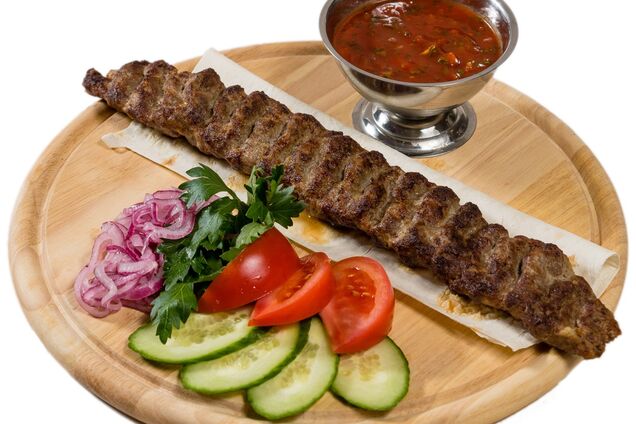 Люля-кебаб із яловичини