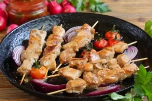 Шашлык на сковороде - пошаговый рецепт Шашлык на сковороде - пошаговый рецепт