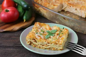 Лазанья з лаваша - покроковий рецепт Лазанья з лаваша - покроковий рецепт