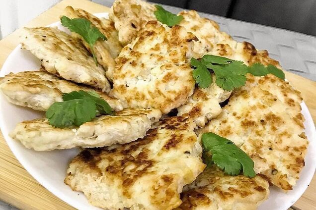Рубленые котлеты из куриного филе