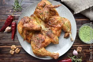 Цыпленок табака - пошаговый рецепт Цыпленок табака - пошаговый рецепт