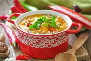 Чанахи с грибами - пошаговый рецепт Чанахи с грибами - пошаговый рецепт