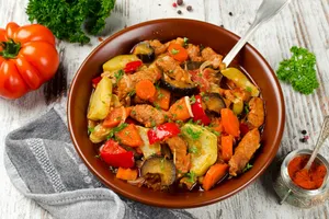 Овощное рагу с мясом - пошаговый рецепт Овощное рагу с мясом - пошаговый рецепт