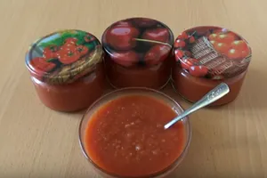 Кетчуп без уксуса и крахмала - пошаговый рецепт Кетчуп без уксуса и крахмала - пошаговый рецепт