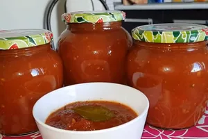 Кетчуп по-кавказски - пошаговый рецепт Кетчуп по-кавказски - пошаговый рецепт