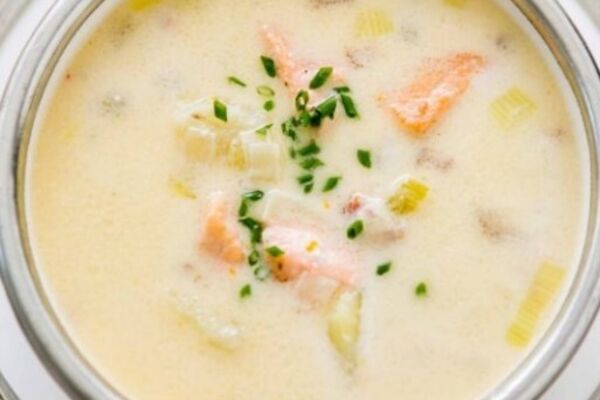 Суп рыбака с лососем