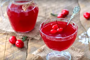 Кисель из замороженной вишни - пошаговый рецепт Кисель из замороженной вишни - пошаговый рецепт