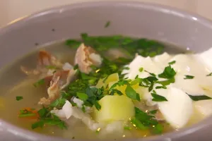 Розсольник з курячими тельбухами - покроковий рецепт Розсольник з курячими тельбухами - покроковий рецепт