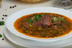Харчо з ребрами яловичини - покроковий рецепт Харчо з ребрами яловичини - покроковий рецепт