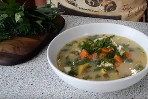 Молочный суп со щавелем - пошаговый рецепт Молочный суп со щавелем - пошаговый рецепт