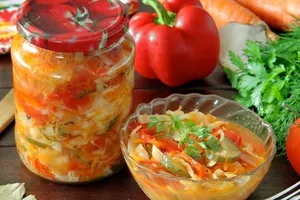 Салат "Кубанський" - покроковий рецепт Салат "Кубанський" - покроковий рецепт