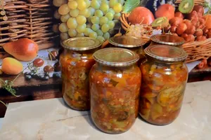 Овочевий салат по-молдавському - покроковий рецепт Овочевий салат по-молдавському - покроковий рецепт