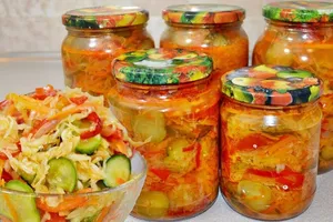Салат із капустою та огірками - покроковий рецепт Салат із капустою та огірками - покроковий рецепт