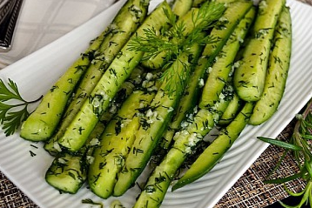 Малосольні огірки до шашлику