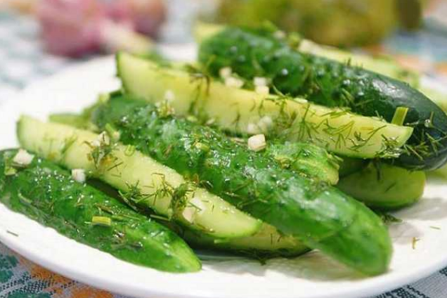 Малосольные огурцы за 5 минут