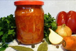 Салат из болгарского перца и моркови - пошаговый рецепт Салат из болгарского перца и моркови - пошаговый рецепт