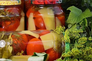 Мариновані помідори з болгарським перцем - покроковий рецепт Мариновані помідори з болгарським перцем - покроковий рецепт