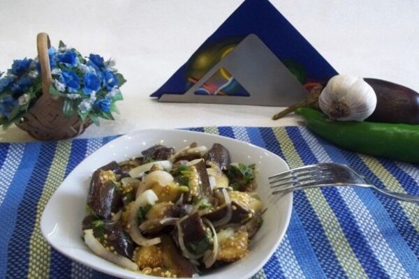 Мариновані баклажани за добу