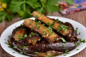 Маринованные баклажаны за 2 часа - пошаговый рецепт Маринованные баклажаны за 2 часа - пошаговый рецепт