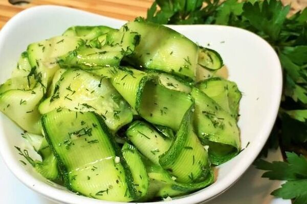 Маринованные кабачки за 30 минут