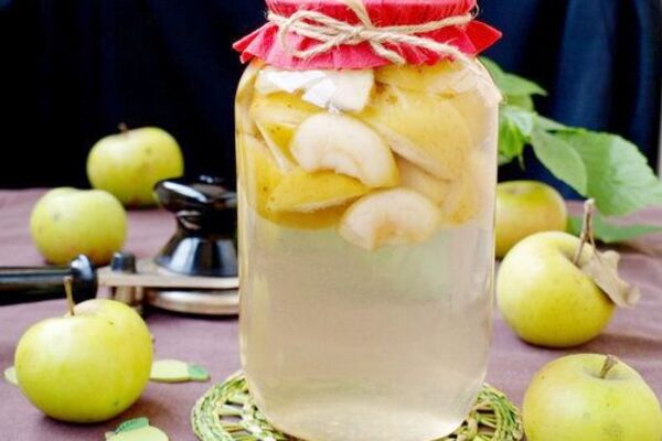 Компот из яблок классический