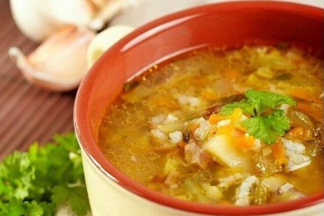 Рассольник из супового набора