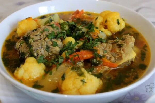 Щи из цветной капусты