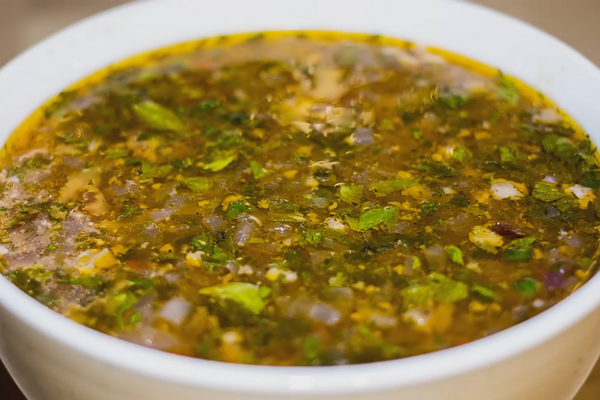 Харчо с рисом и сливами