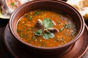 Харчо с рисом и говядиной - пошаговый рецепт Харчо с рисом и говядиной - пошаговый рецепт