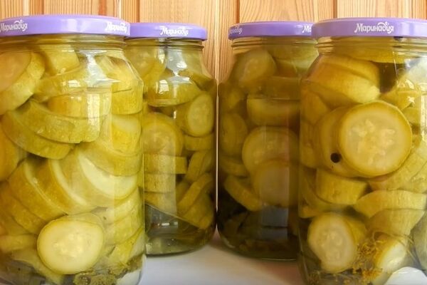 Маринованные кабачки по-болгарски