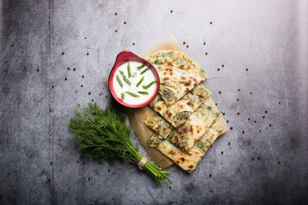 Катлама із зеленню