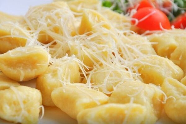 Галушки з сиром та манкою