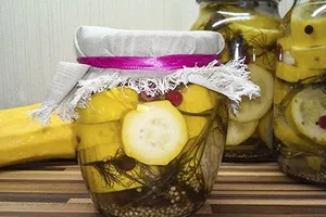 Мариновані кабачки з лимоном - покроковий рецепт Мариновані кабачки з лимоном - покроковий рецепт