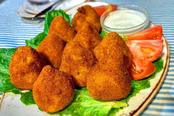 Мінікрокети із зеленню