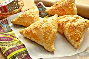 Самса з грибами - покроковий рецепт Самса з грибами - покроковий рецепт