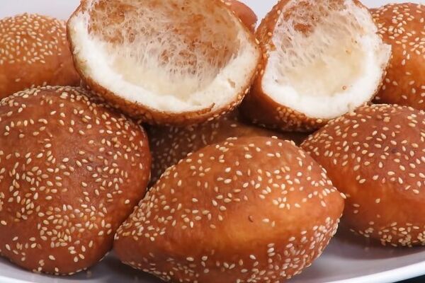 Пончики с кунжутом