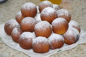 Творожные пончики с содой - пошаговый рецепт Творожные пончики с содой - пошаговый рецепт