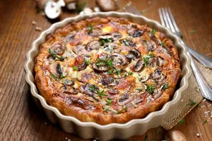Заливной пирог с грибами - пошаговый рецепт Заливной пирог с грибами - пошаговый рецепт