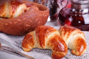 Рогалики с яблоками - пошаговый рецепт Рогалики с яблоками - пошаговый рецепт