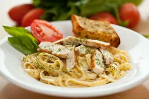Спагетти с курицей - пошаговый рецепт Спагетти с курицей - пошаговый рецепт
