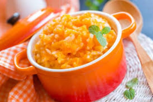 Каша из тыквы