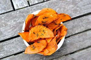 Морковные чипсы - пошаговый рецепт Морковные чипсы - пошаговый рецепт